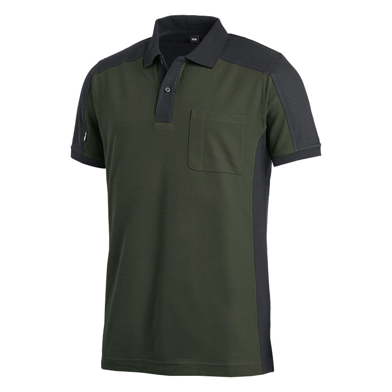 FHB Poloshirt KONRAD oliv/schwarz (91490 )