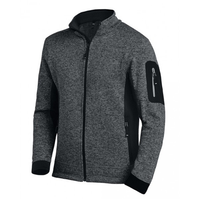 FHB Strick-Fleecejacke CHRISTOPH anthrazit/schwarz (79595 ) FHB Strick-Fleecejacke CHRISTOPH anthrazit/schwarz (79595 )