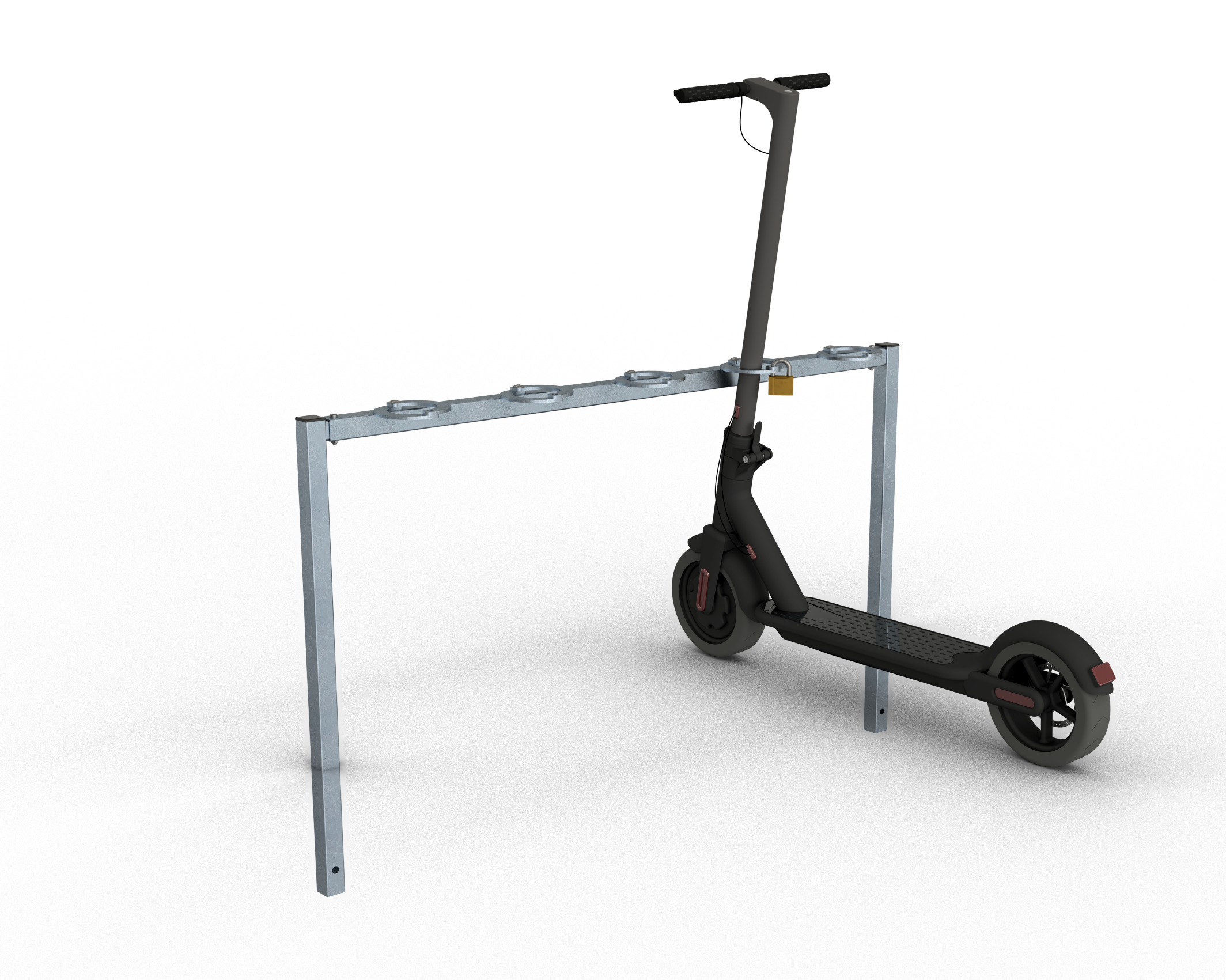 SCHAKE Scooter-Reihenparker für 5 Einstellplätze