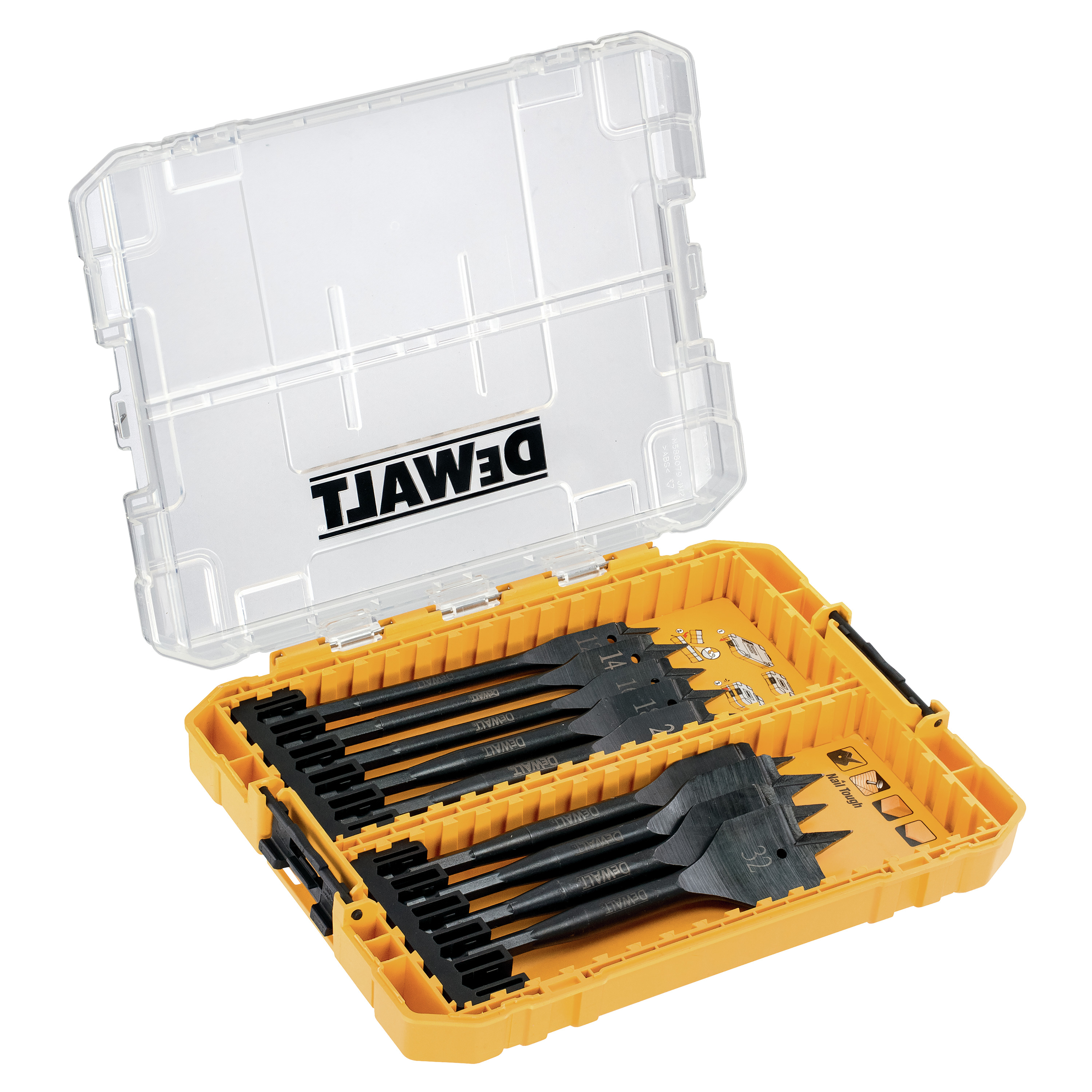 DEWALT DT70751-QZ Holz-Fräsbohrer-Set 9-tlg.