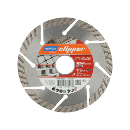 Norton Clipper Diamantscheibe STANDARD BETON TURBO Norton Clipper Diamantscheibe STANDARD BETON TURBO