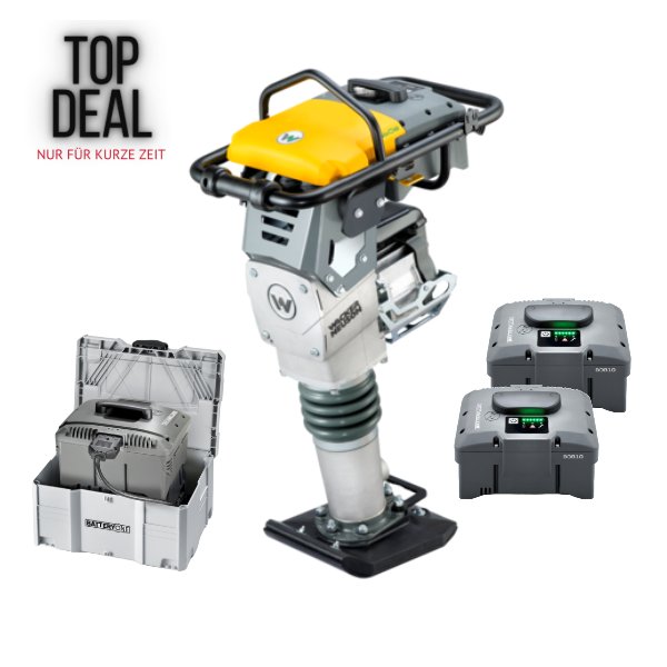 TOP DEAL - Wacker Neuson E-Vibrationsstampfer AS60e BUNDLE