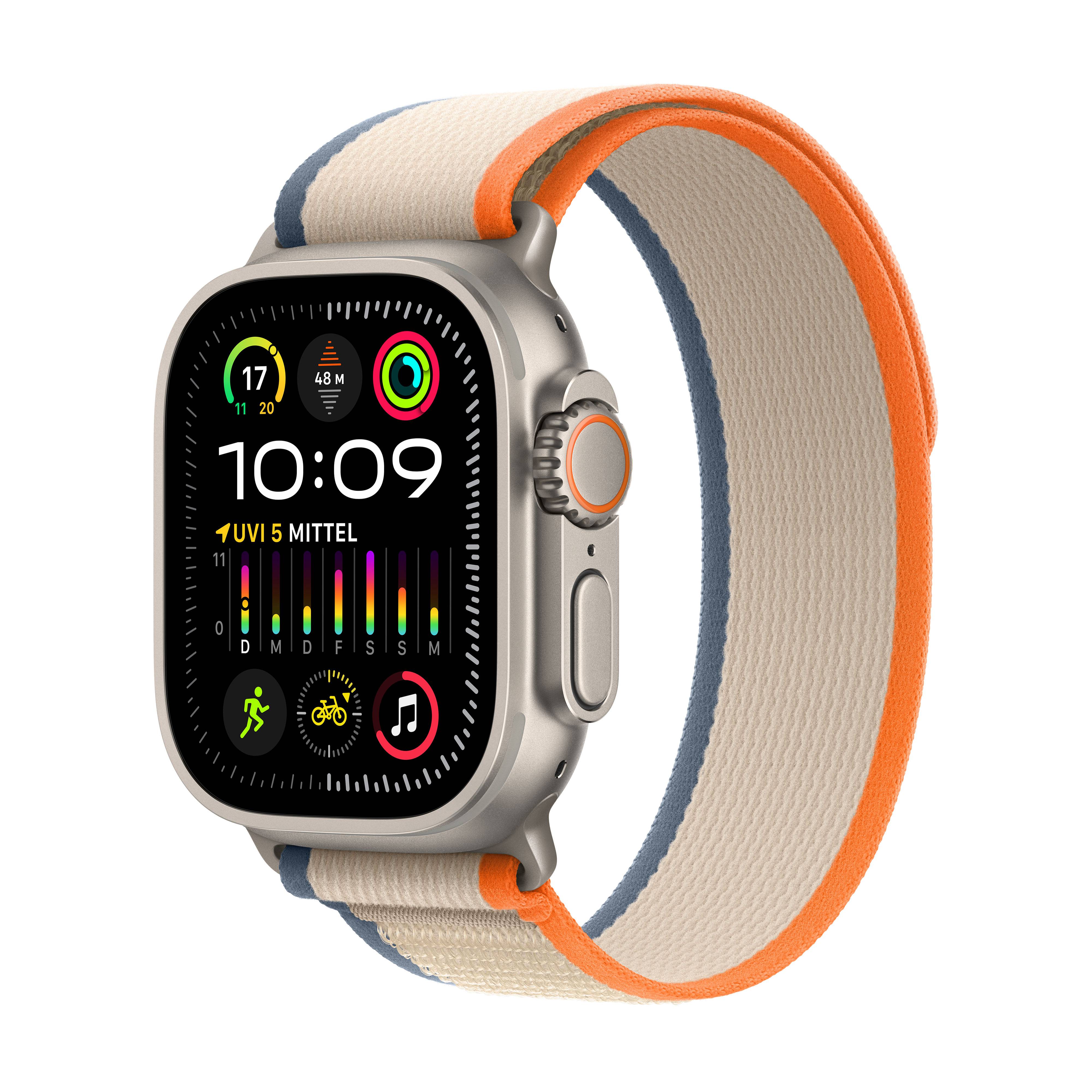 Apple Watch Ultra 2 Titan mit Trail Loop