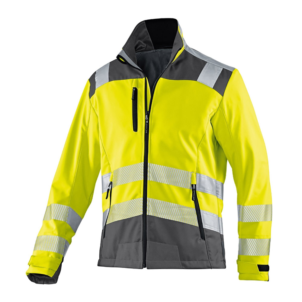 KÜBLER Warnschutzsoftshelljacke REFLECTIQ gelb/anthrazit (1507 8427) KÜBLER Warnschutzsoftshelljacke REFLECTIQ gelb/anthrazit (1507 8427)