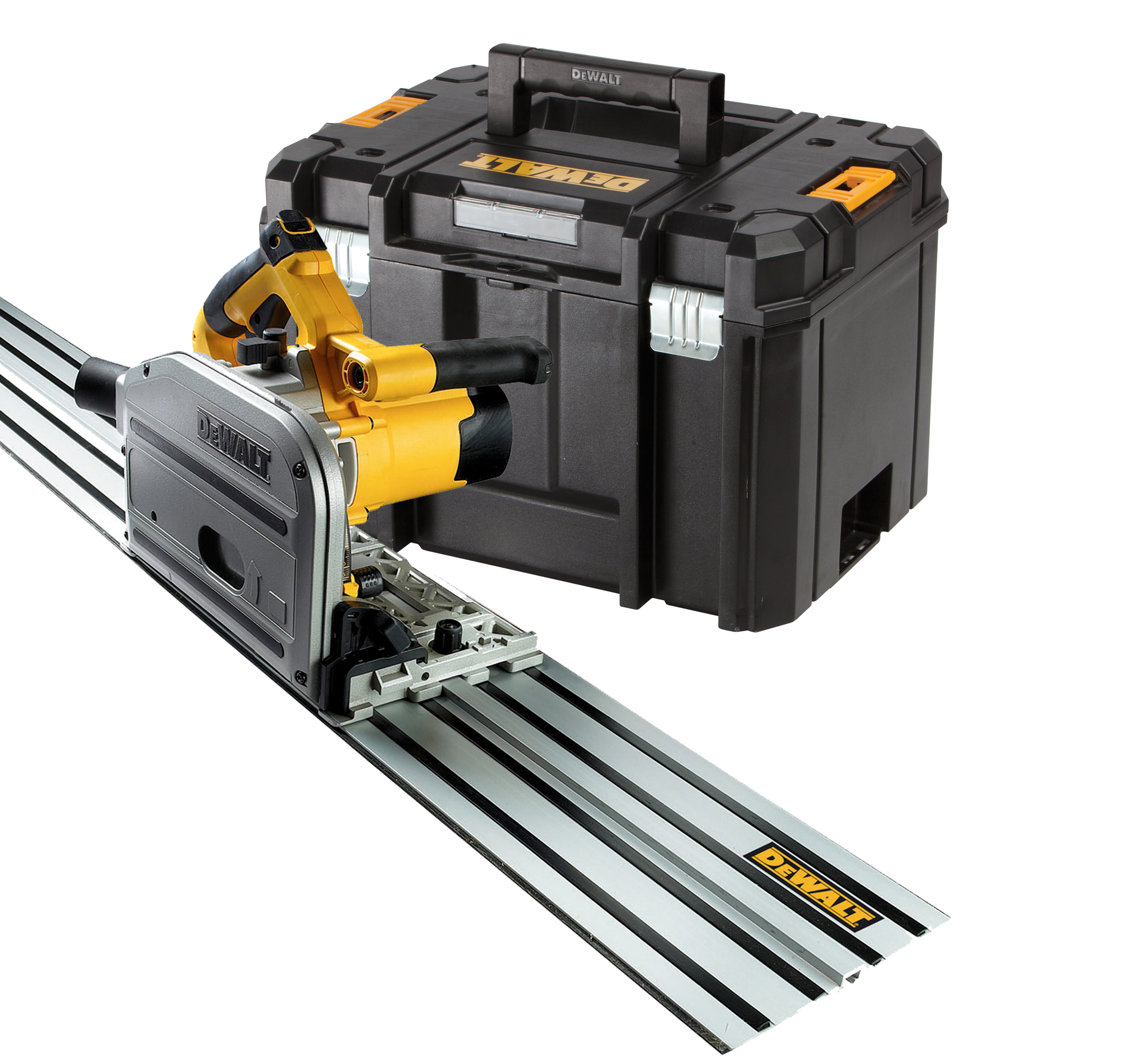 DEWALT DWS520KTR-QS Tauchkreissägenset inkl Führungsschien