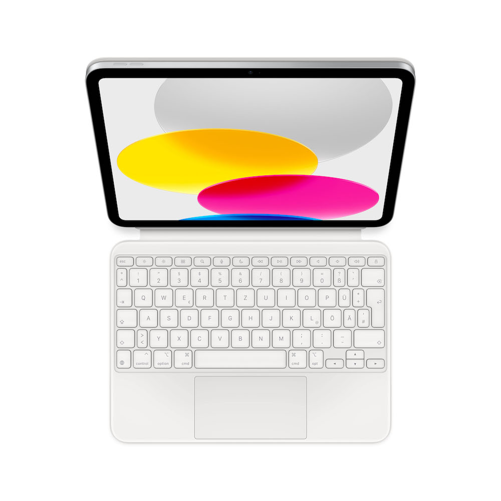 Apple Magic Keyboard Folio für iPad 10,9" (10. Gen) Deutsch Kabellos Apple Magic Keyboard Folio für iPad 10,9" (10. Gen) Deutsch Kabellos
