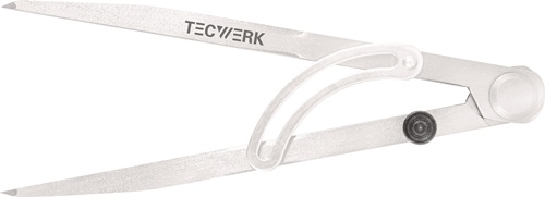 TECWERK Spitzzirkel L.200mm m.Stellbogen 