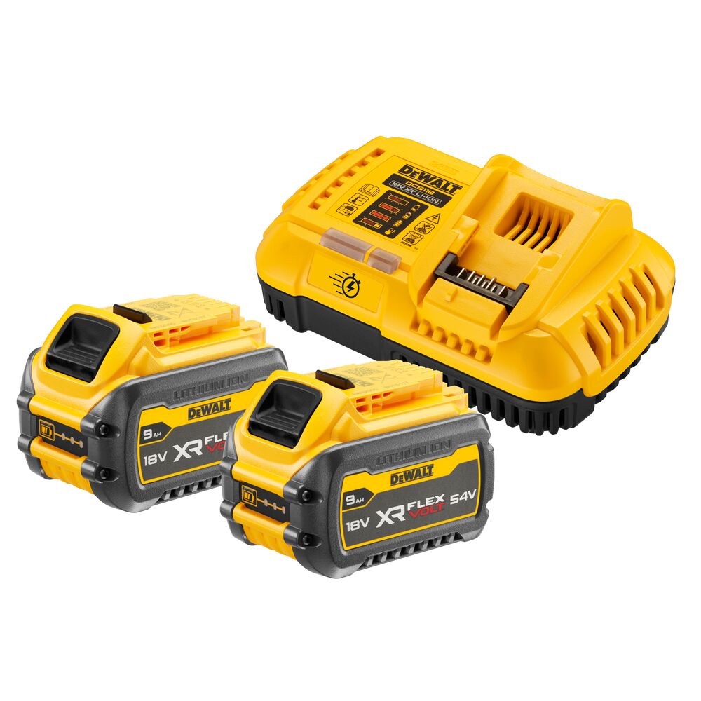 DEWALT DCB118X2-QW Starter-Set 2xAkku 54 V /162 Wh DEWALT DCB118X2-QW Starter-Set 2xAkku 54 V /162 Wh