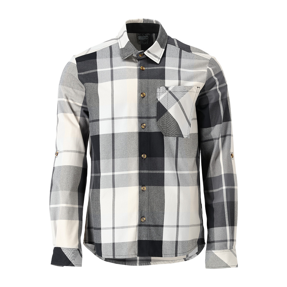 MASCOT Flanellhemd anthrazit/kariert (22904-446)