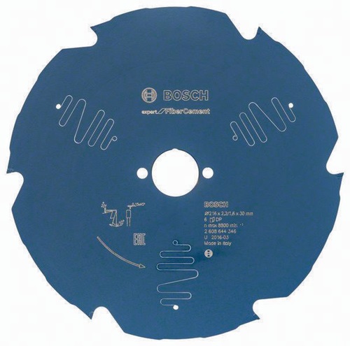 Bosch Kreissägeblatt AD 216mm Z.6 TCG Bohr.30mm Schnitt-B.2,2mm HM 