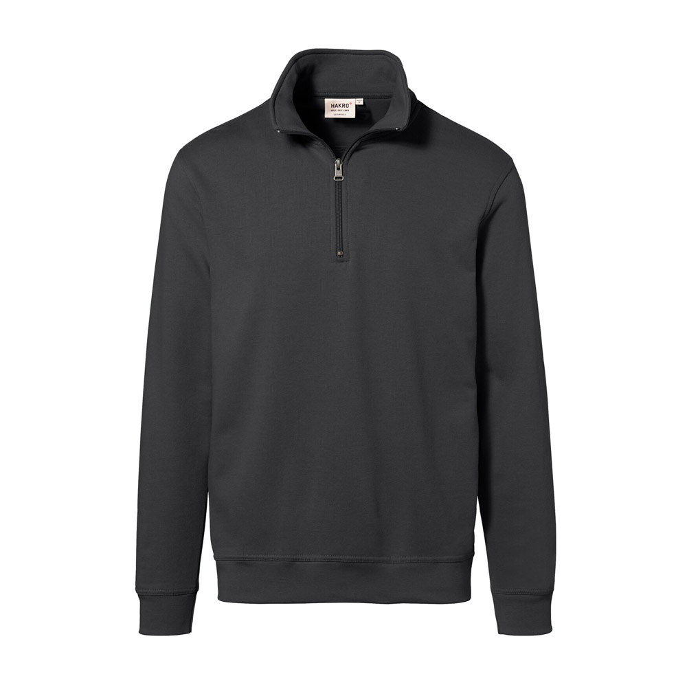 HAKRO Zip-Sweatshirt PREMIUM anthrazit (451)