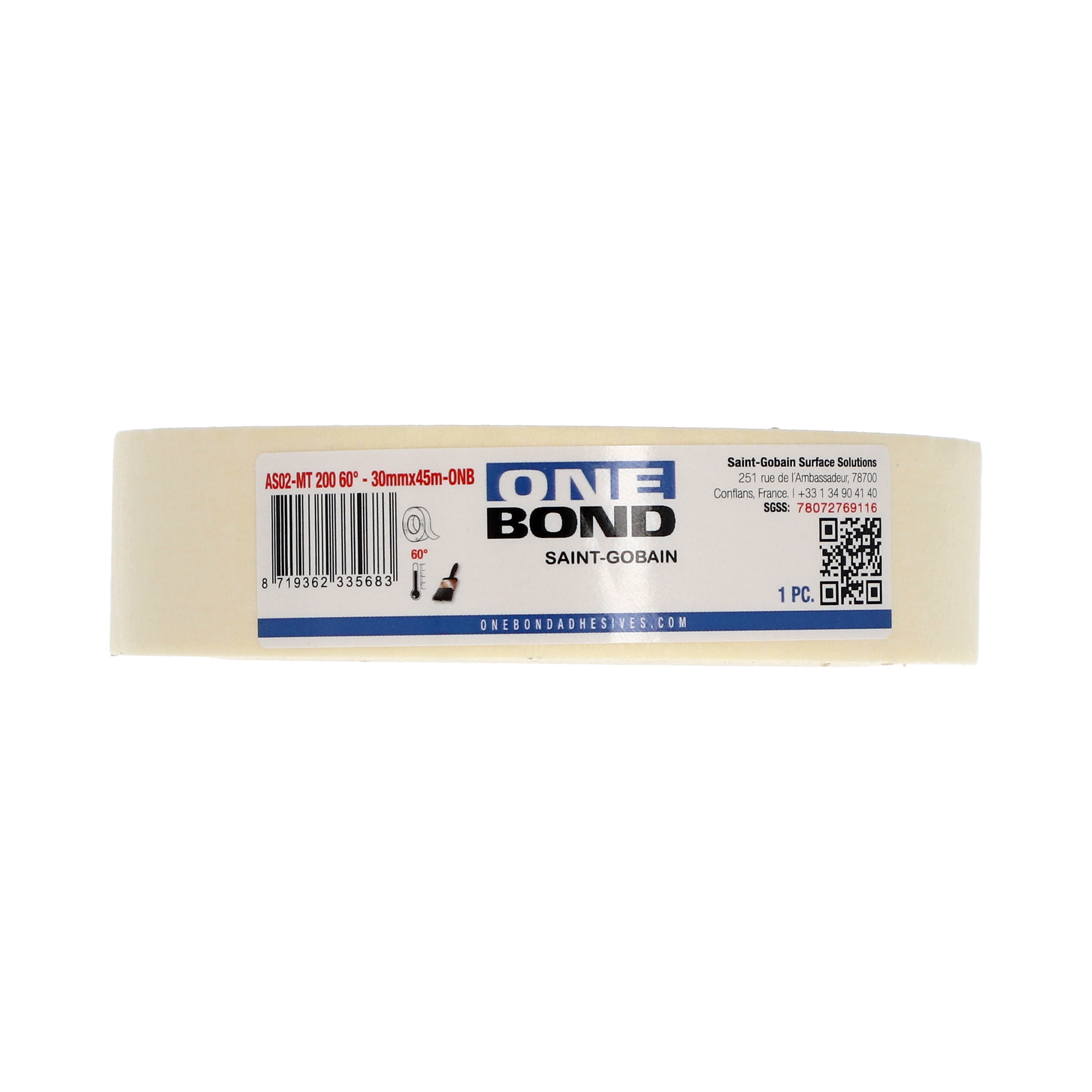 OneBond MT 200 Klebeband 30 mm x 45 m  OneBond MT 200 Klebeband 30 mm x 45 m