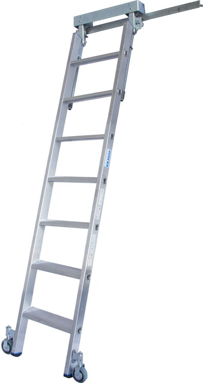 Krause STABILO Stufen-RegalLeiter T-Schienenanlage 1x7 Stufen