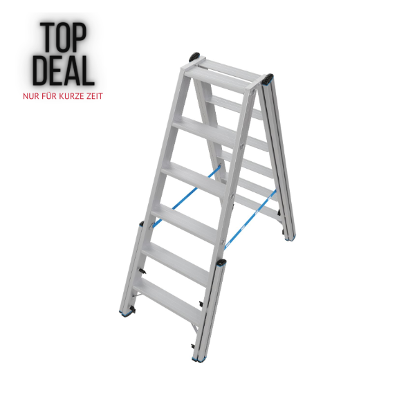 TOP DEAL - Krause STABILO Stufen-DoppelLeiter Treppe, 2x6 Stufen