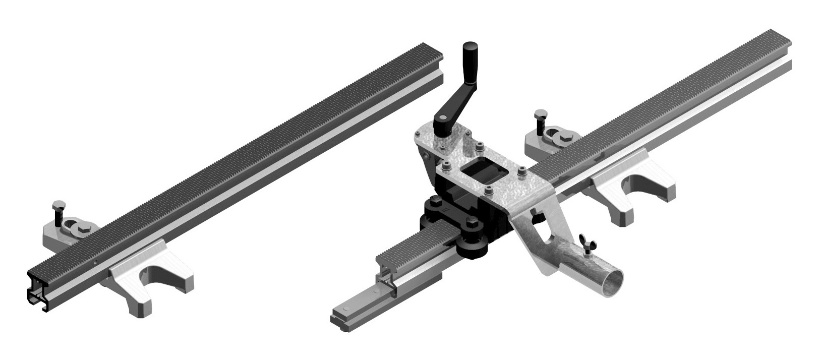 EIBENSTOCK Führungsschienen-Set, 200 cm für ETR 350/350 P/350.1 P / ETR 400 P/400.1P