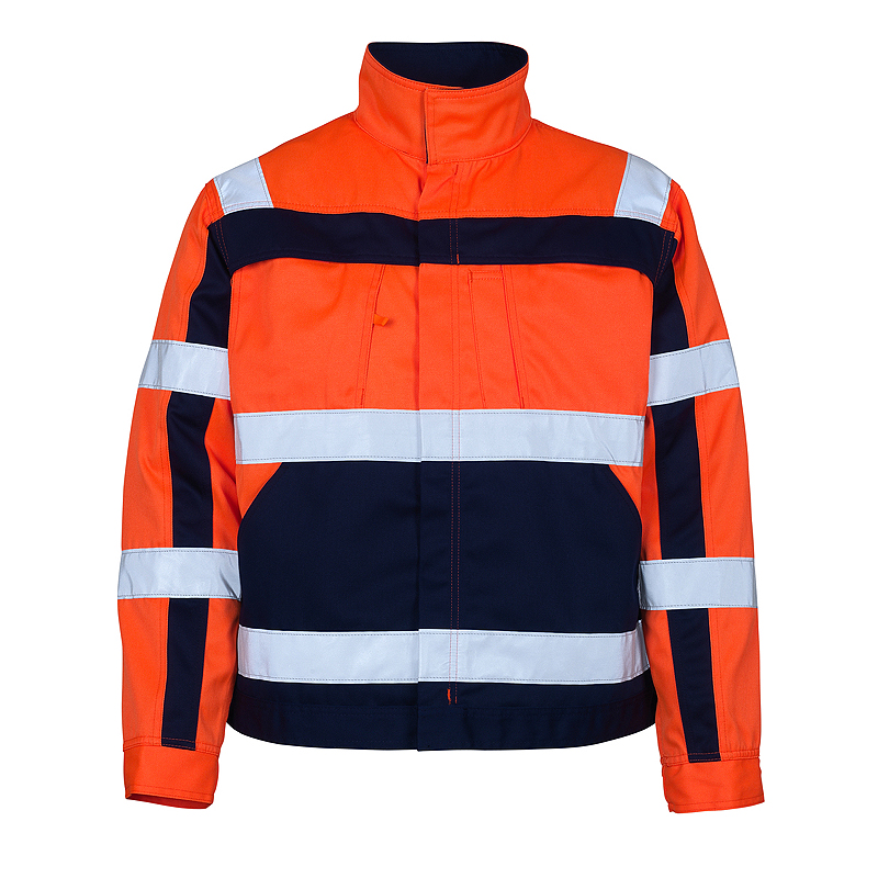 MASCOT Warnschutzbundjacke CAMETA orange/marine (07109-860)