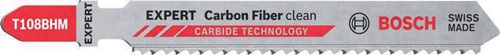 Bosch Stichsägeblatt Carbon Fiber T 108BHM Gesamt-L.92mm Zahnt.2,2mm 3 St./Karte 