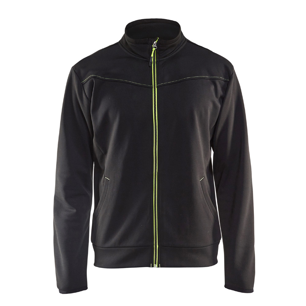 BLAKLÄDER Sweatjacke schwarz/gelb (33622526) BLAKLÄDER Sweatjacke schwarz/gelb (33622526)