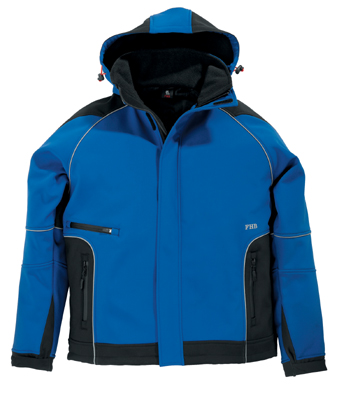 FHB Softshelljacke WALTER royalblau/schwarz (78518 )