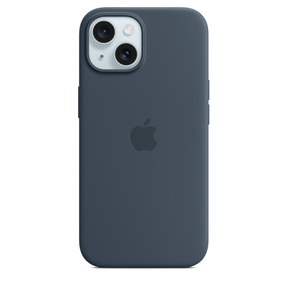 Apple Silikon Case mit MagSafe für iPhone 15