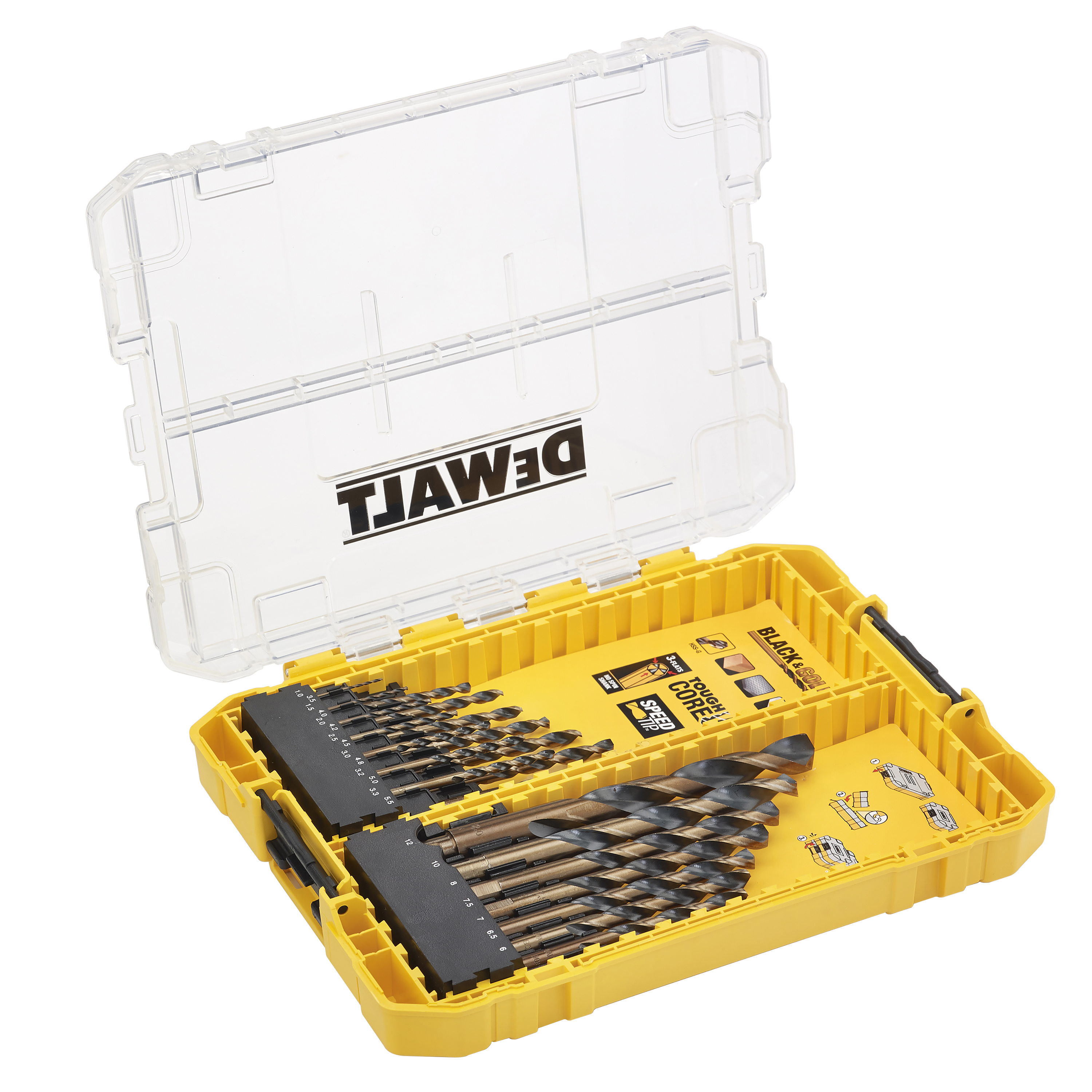 DEWALT DT70755-QZ HSS-G Metallbohrer-Set 21-tlg.