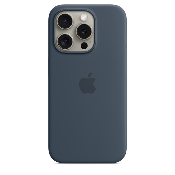 Apple Silikon Case mit MagSafe für iPhone 15 Pro