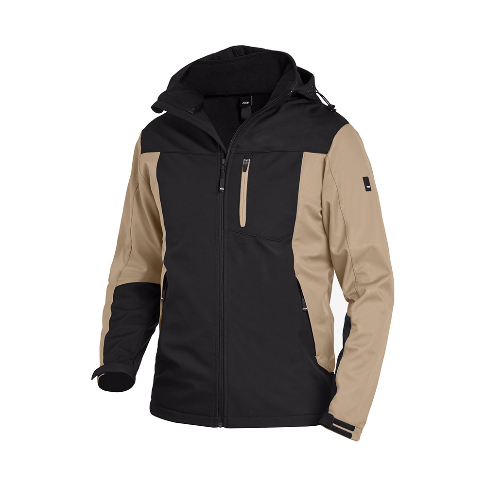 FHB Softshelljacke JANNIK beige/schwarz (79105 ) FHB Softshelljacke JANNIK beige/schwarz (79105 )