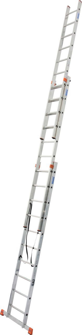 Krause MONTO Tribilo Sprossen-VielzweckLeiter treppengängig 3x10 Sprossen