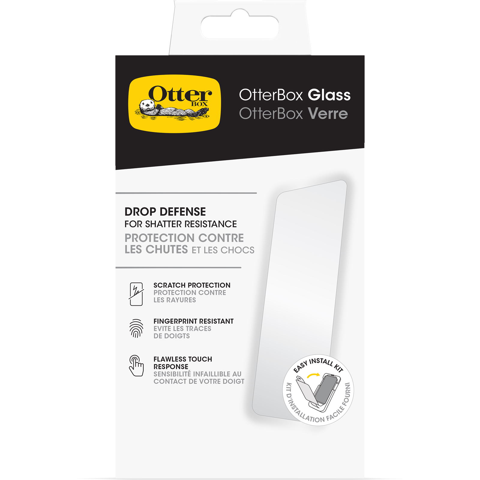 OtterBox Glass Displayschutz für iPhone 15