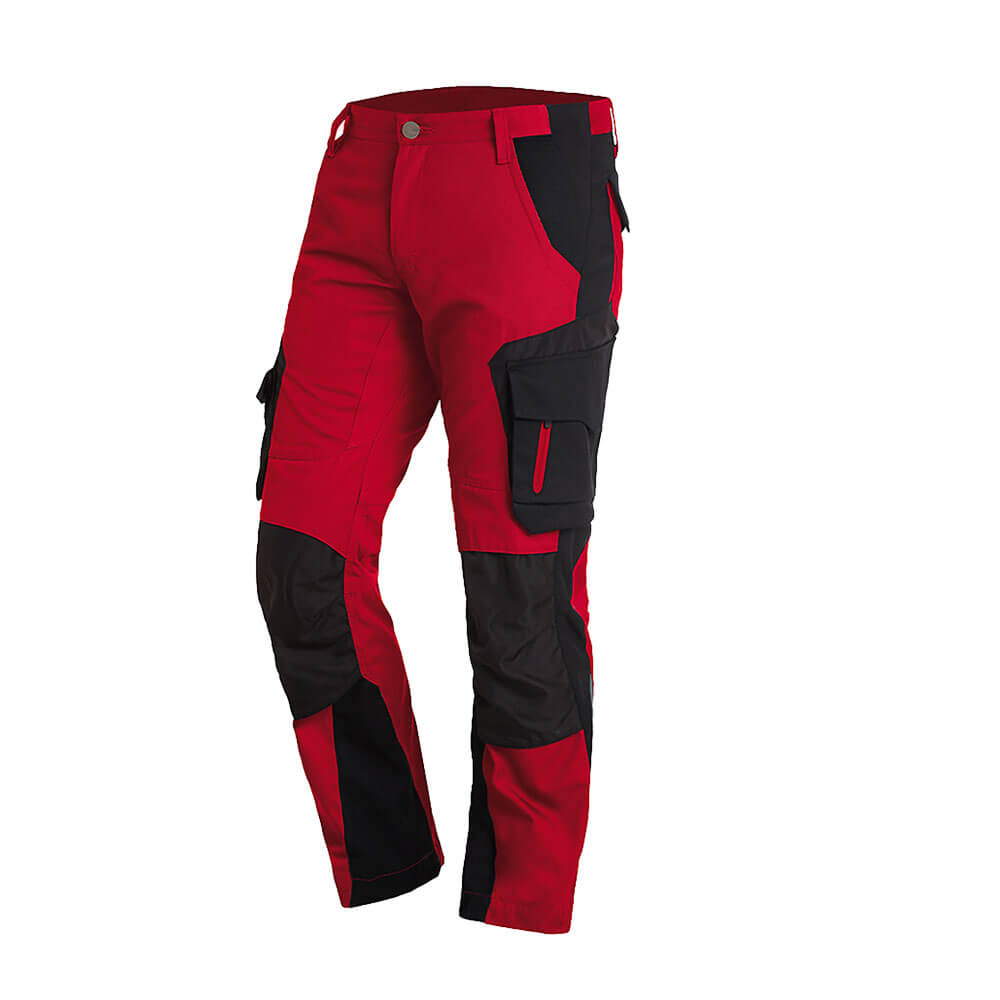 FHB Bundhose FLORIAN rot/schwarz (125100)