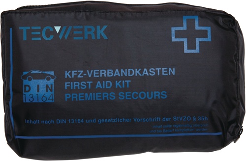 TECWERK KFZ Verbandtasche ultraTRAFFIC BAG B150xH70xT240ca.mm schwarz 
