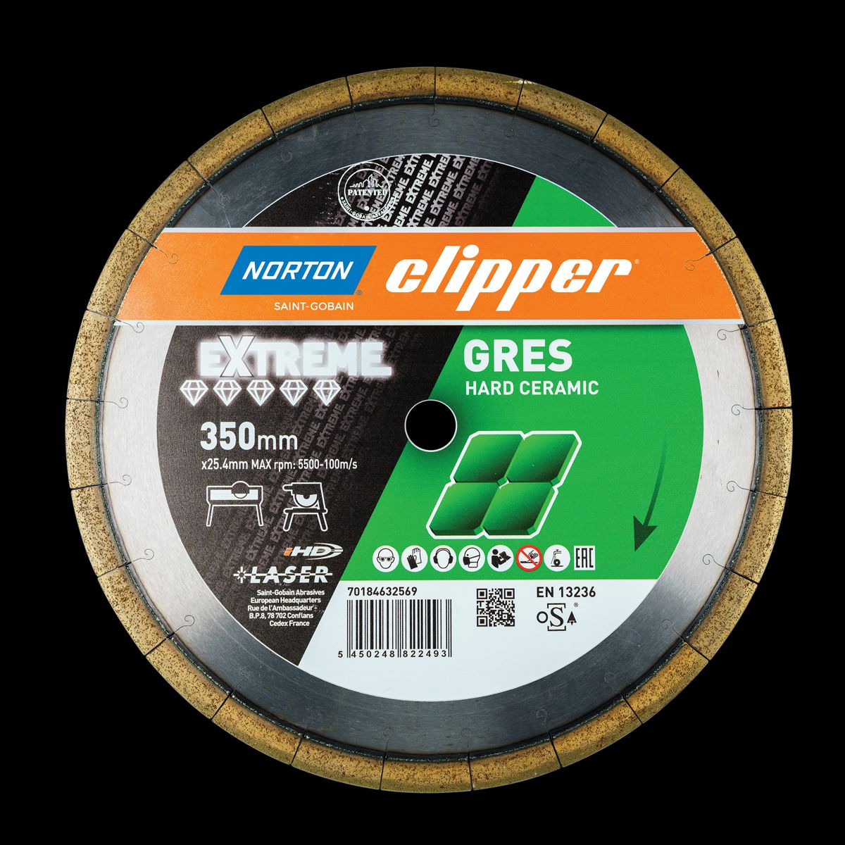 Norton Clipper Extreme Gres Ø350 Norton Clipper Extreme Gres Ø350