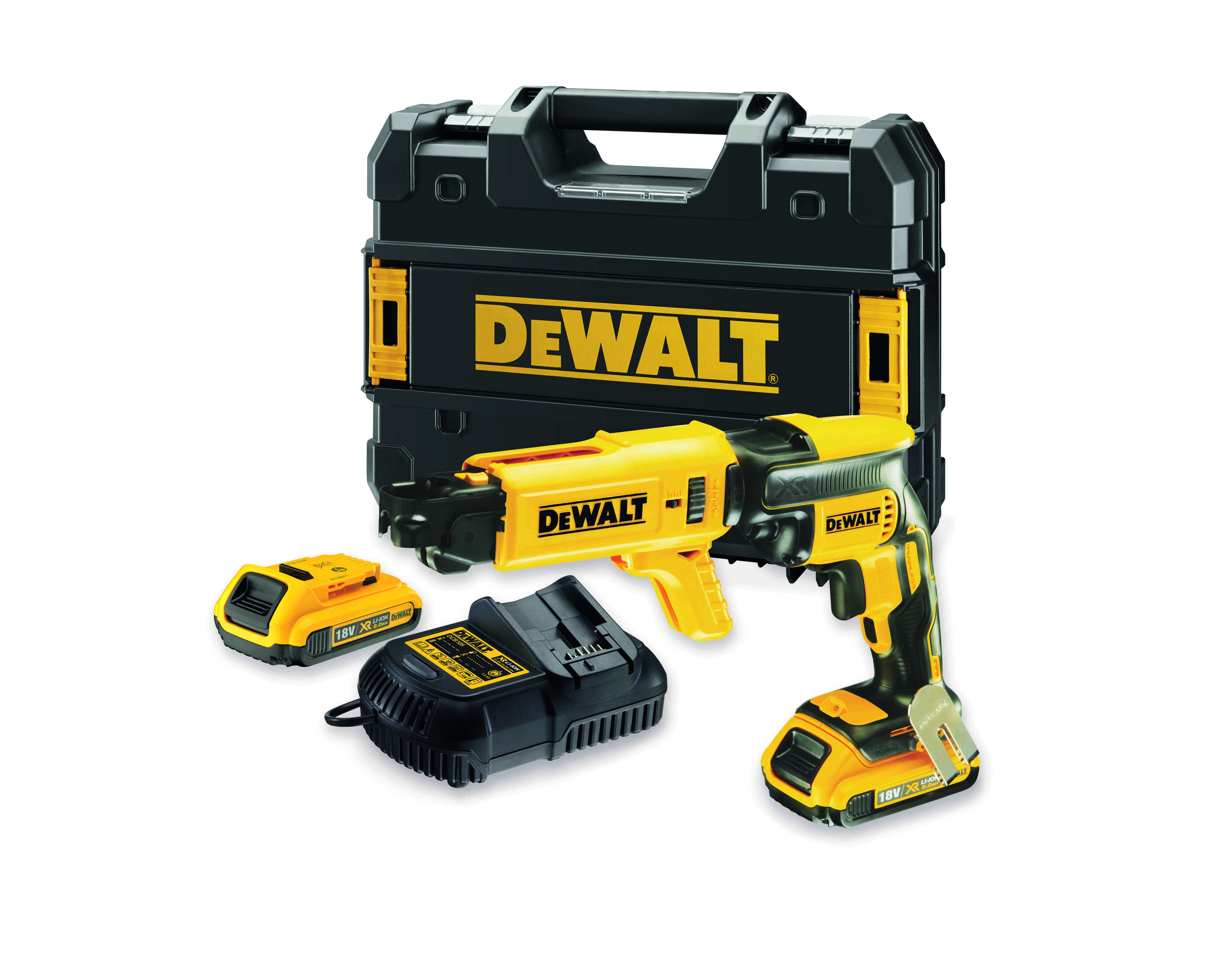 DEWALT DCF620D2K-QW Akku-Schnellbauschr.-Set, 18 V / 2,0Ah