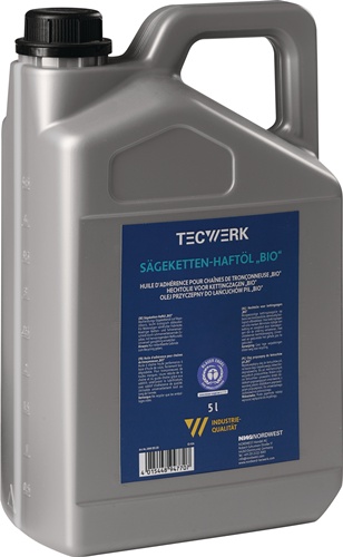 TECWERK Sägekettenhaftöl BIO 52 mm²/s (bei 40GradC) 5l Kanister 