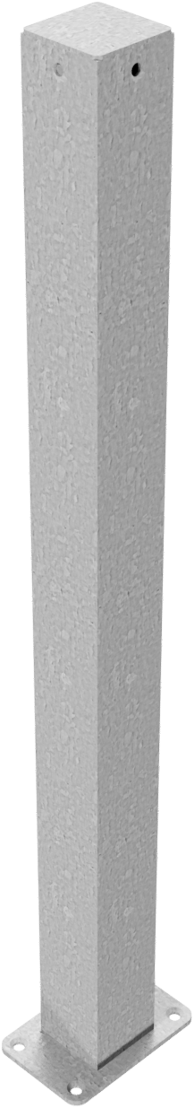 Absperrpfosten 70 x 70 mm ortsfest für Dübelbefestigung Absperrpfosten 70 x 70 mm ortsfest für Dübelbefestigung