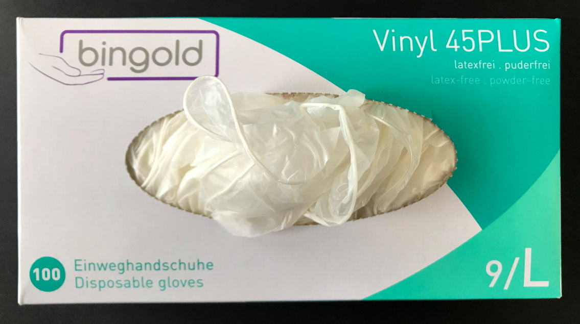 Willi Frankenstein Bingold Handschuhe Vinyl 45PLUS