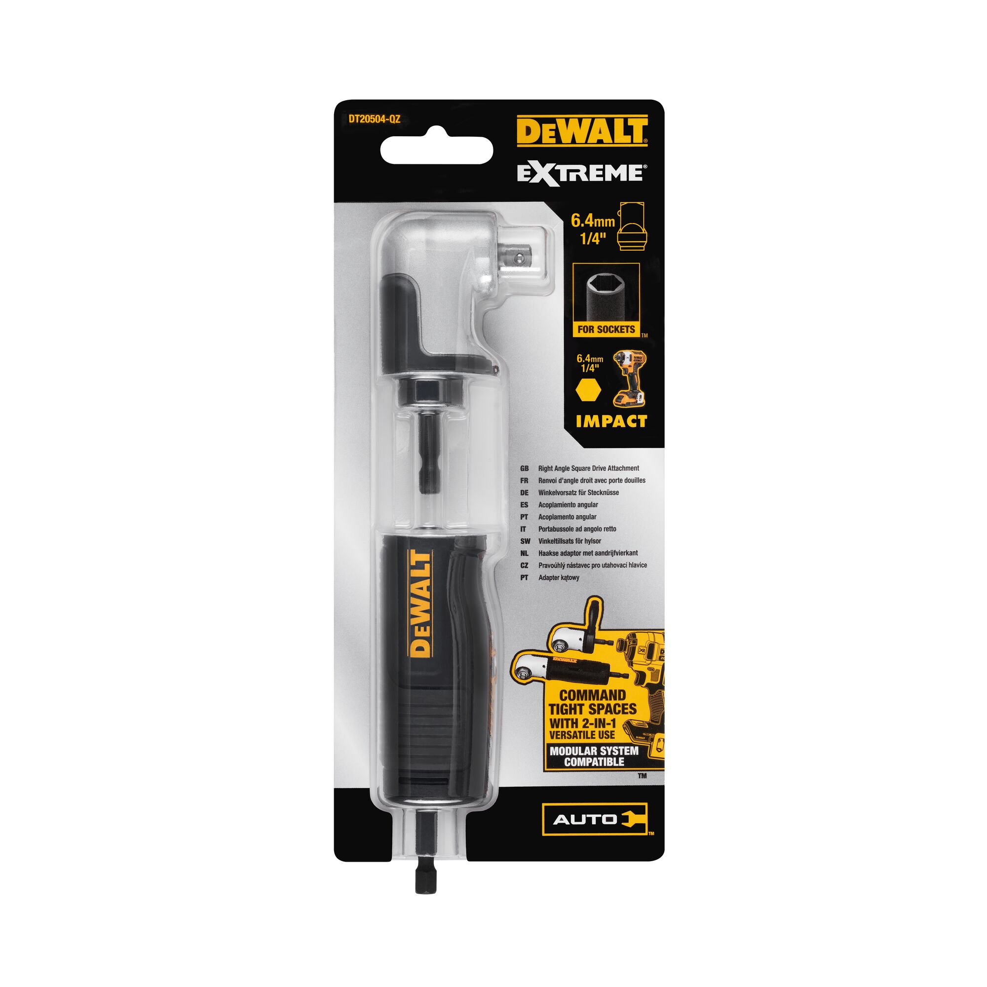 DEWALT DT20504-QZ Winkelvorsatz 1/4Z