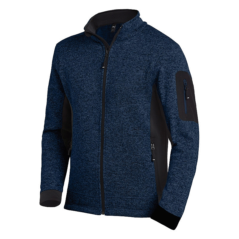 FHB Strick-Fleecejacke CHRISTOPH marine/schwarz (79595 ) FHB Strick-Fleecejacke CHRISTOPH marine/schwarz (79595 )