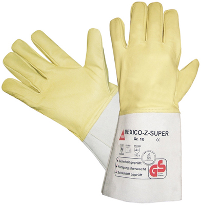 HASE Schweißerschutzhandschuh MEXICO-Z-SUPER lang gelb/grau (403800) HASE Schweißerschutzhandschuh MEXICO-Z-SUPER lang gelb/grau (403800)