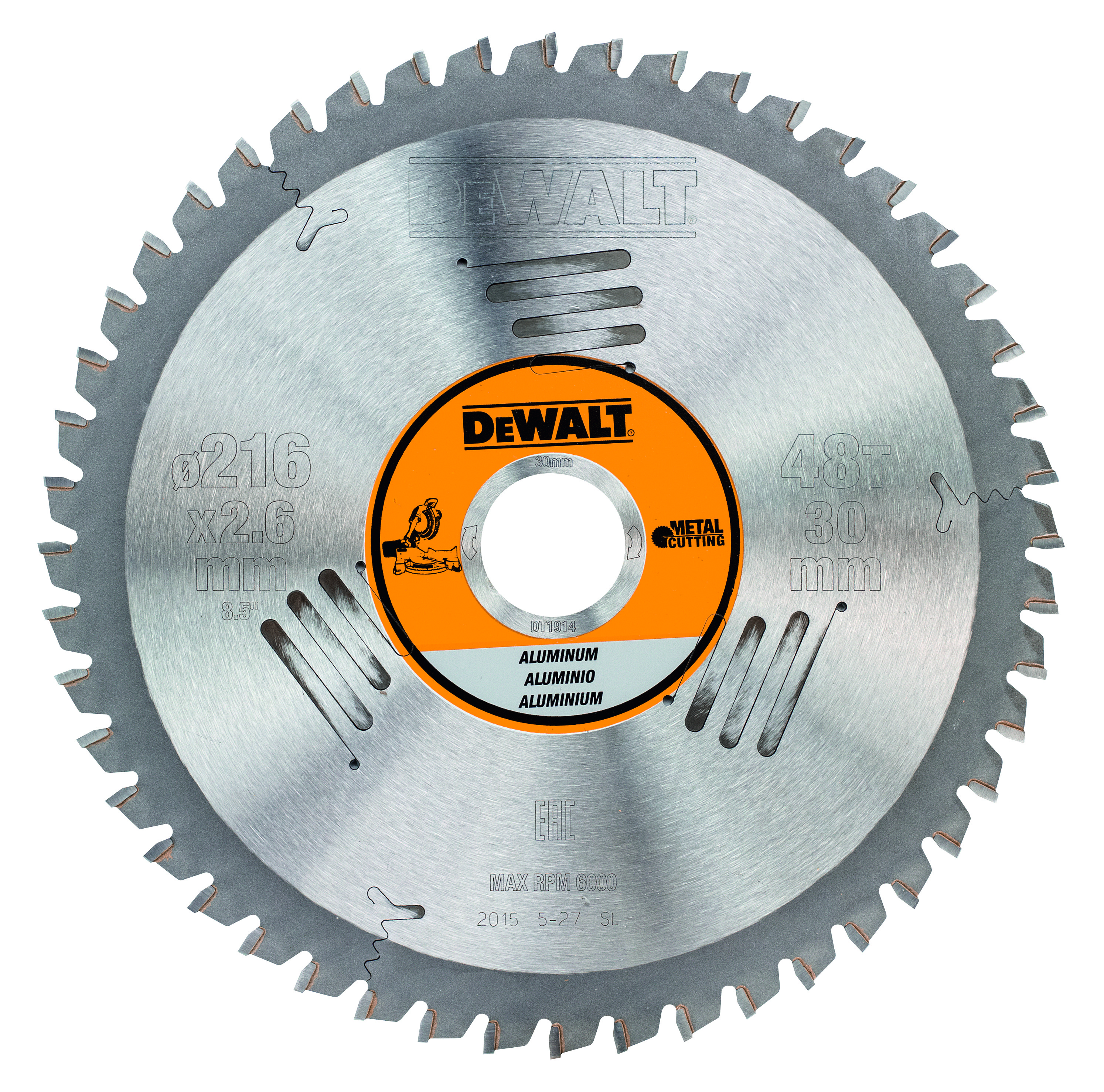 DEWALT DT1914-QZ Kreissägeblatt stat. 216/30 mm 48TFZ