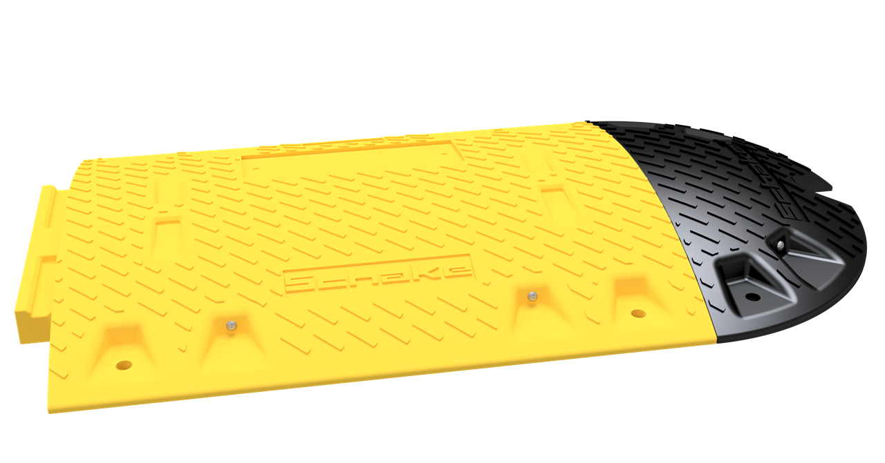SCHAKE Bodenschwelle - Endstück Typ A mit Adapter - Typ NOX     SCHAKE Bodenschwelle - Endstück Typ A mit Adapter - Typ NOX