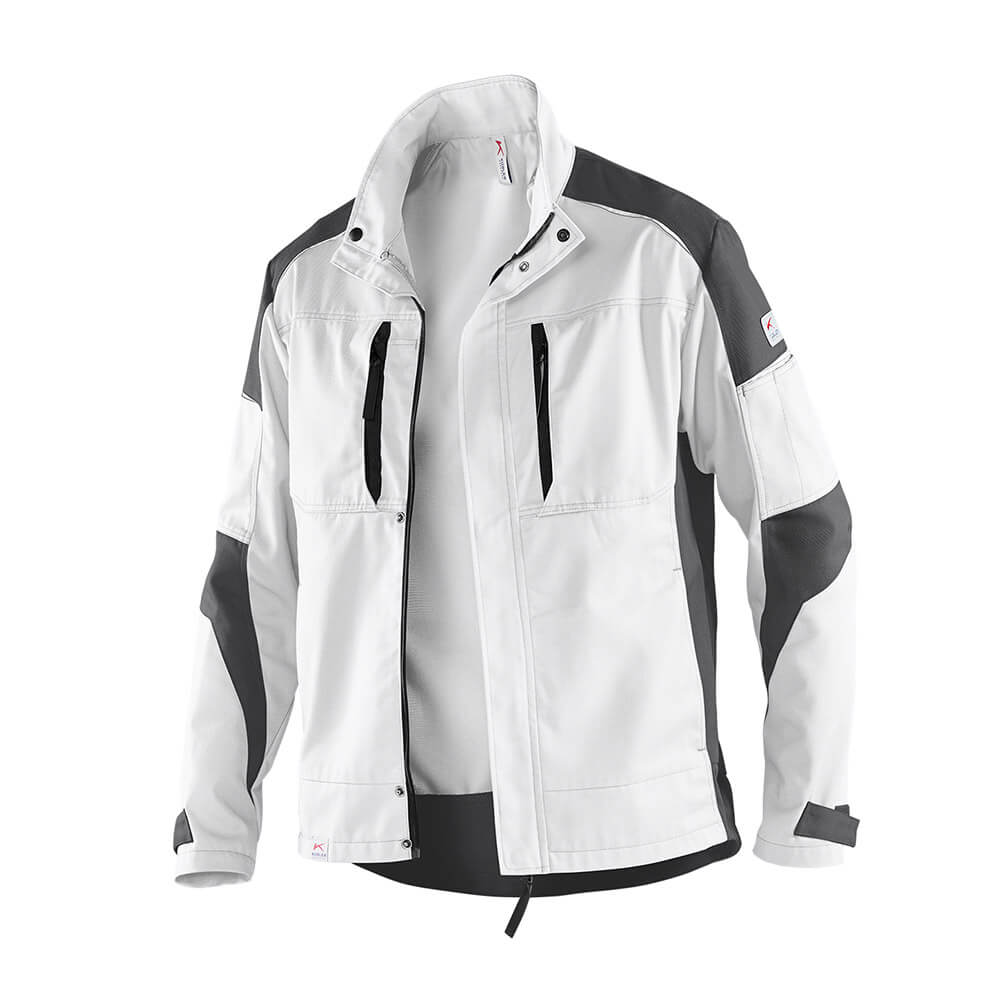 KÜBLER Bundjacke ACTIVIQ weiß/anthrazit (1250 5365)