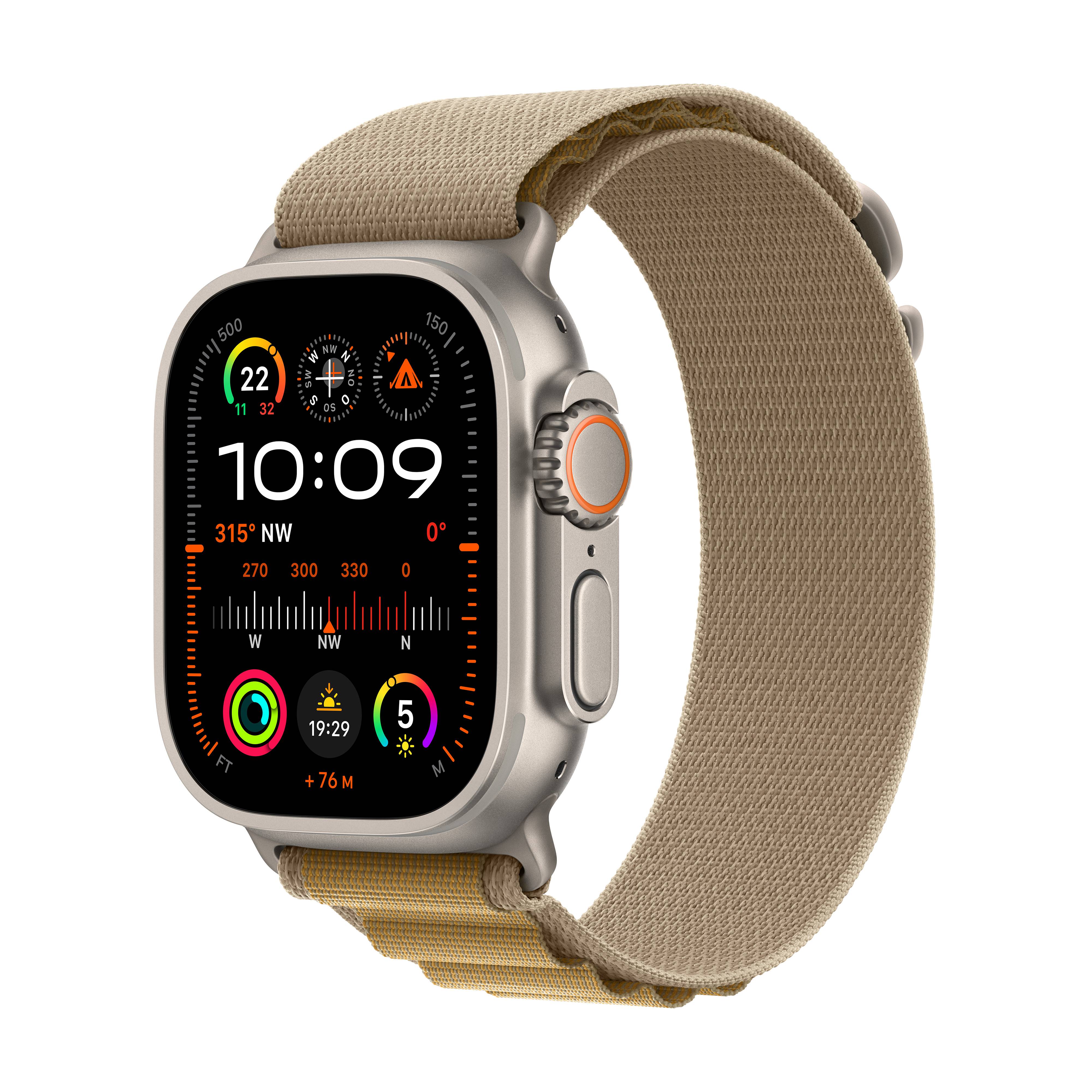 Apple Watch Ultra 2 Titan mit Alpine Loop