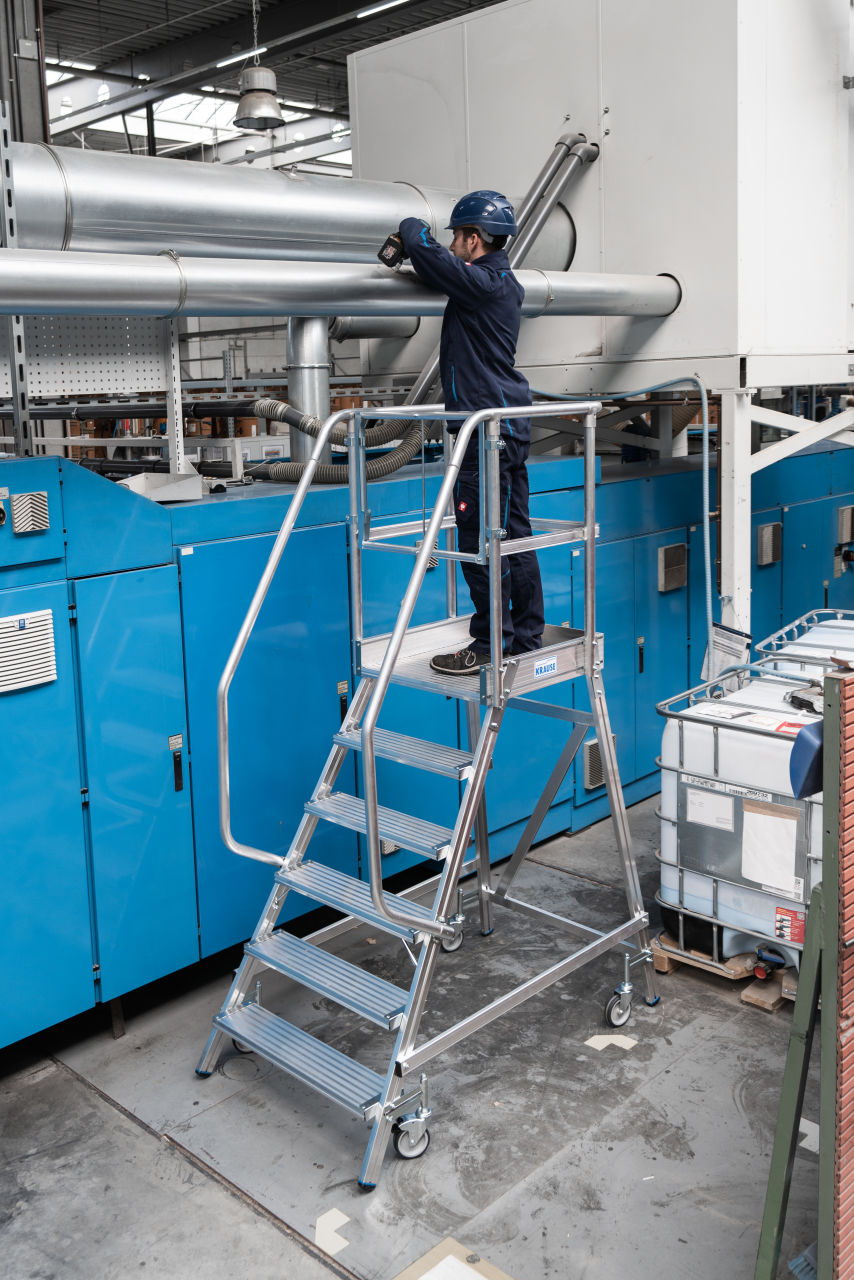 Krause STABILO Durchgangssperre Podestleiter Krause STABILO Durchgangssperre Podestleiter