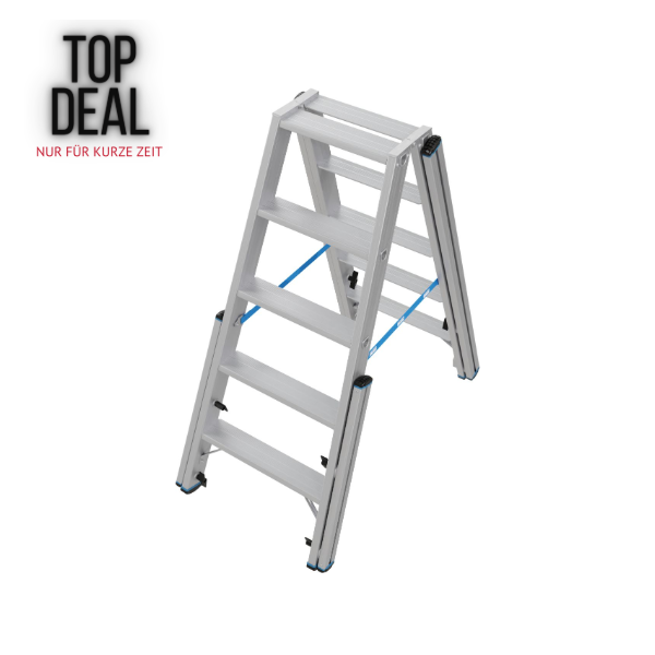 TOP DEAL - Krause STABILO Stufen-DoppelLeiter Treppe, 2x5 Stufen