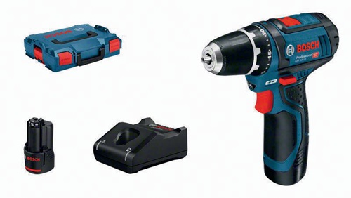Bosch Akku-Bohrschrauber GSR 12 V-15 Professional 12 V 2 Ah 1-10 mm L-BOXX
