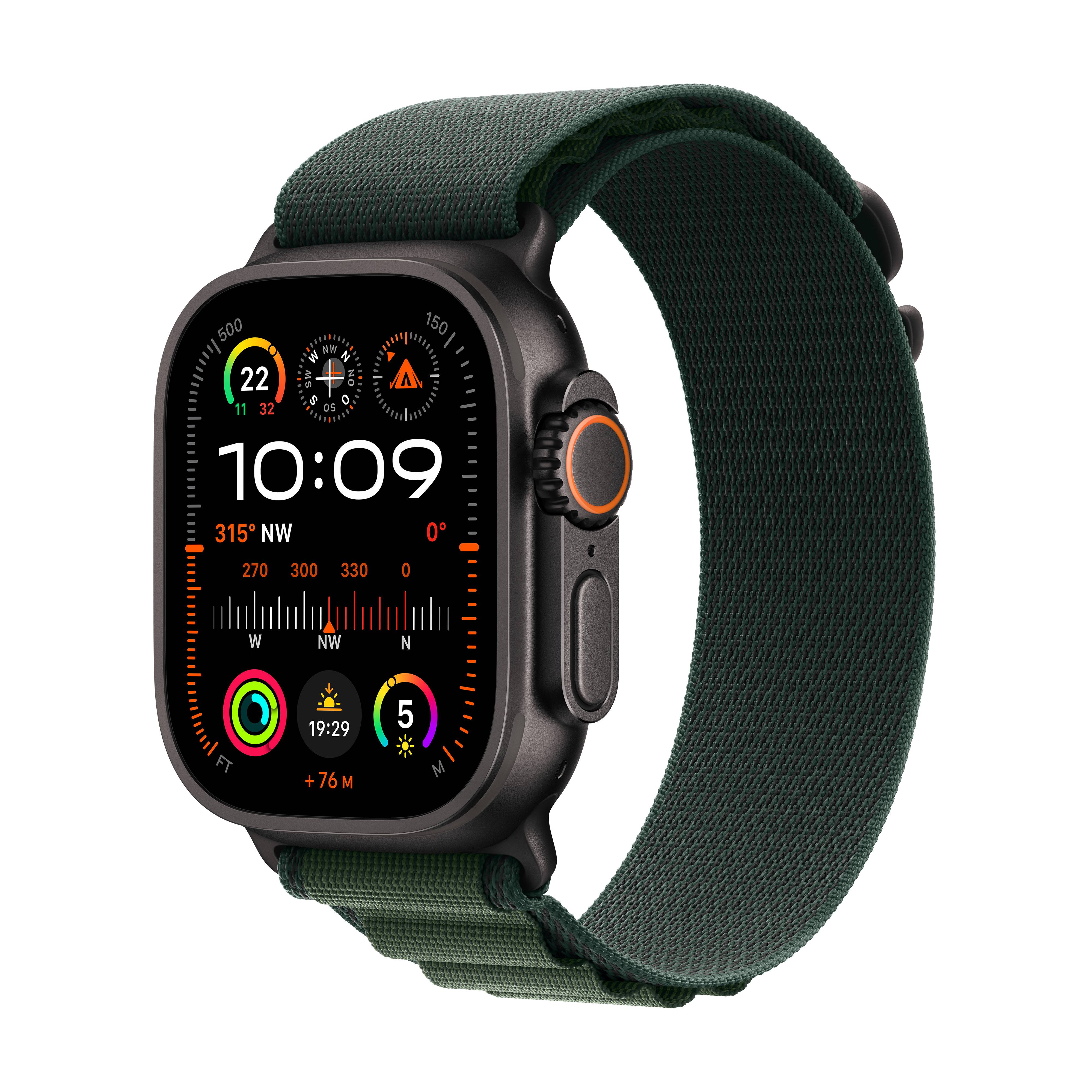 Apple Watch Ultra 2 Titan mit Alpine Loop