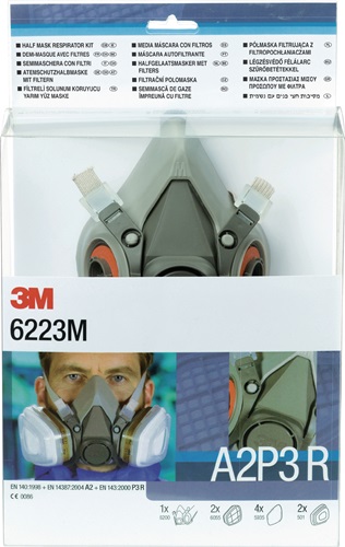 3M Atemschutzhalbmaskenset 6223 – SET – A2P3R