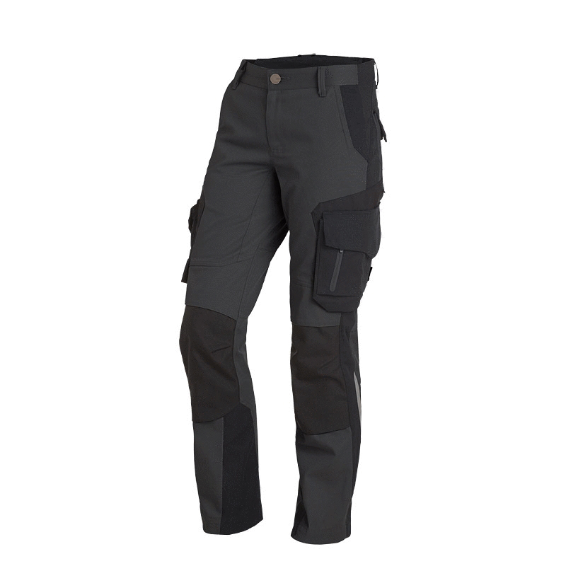 FHB Damen-Bundhose ALMA anthrazit/schwarz (125600)