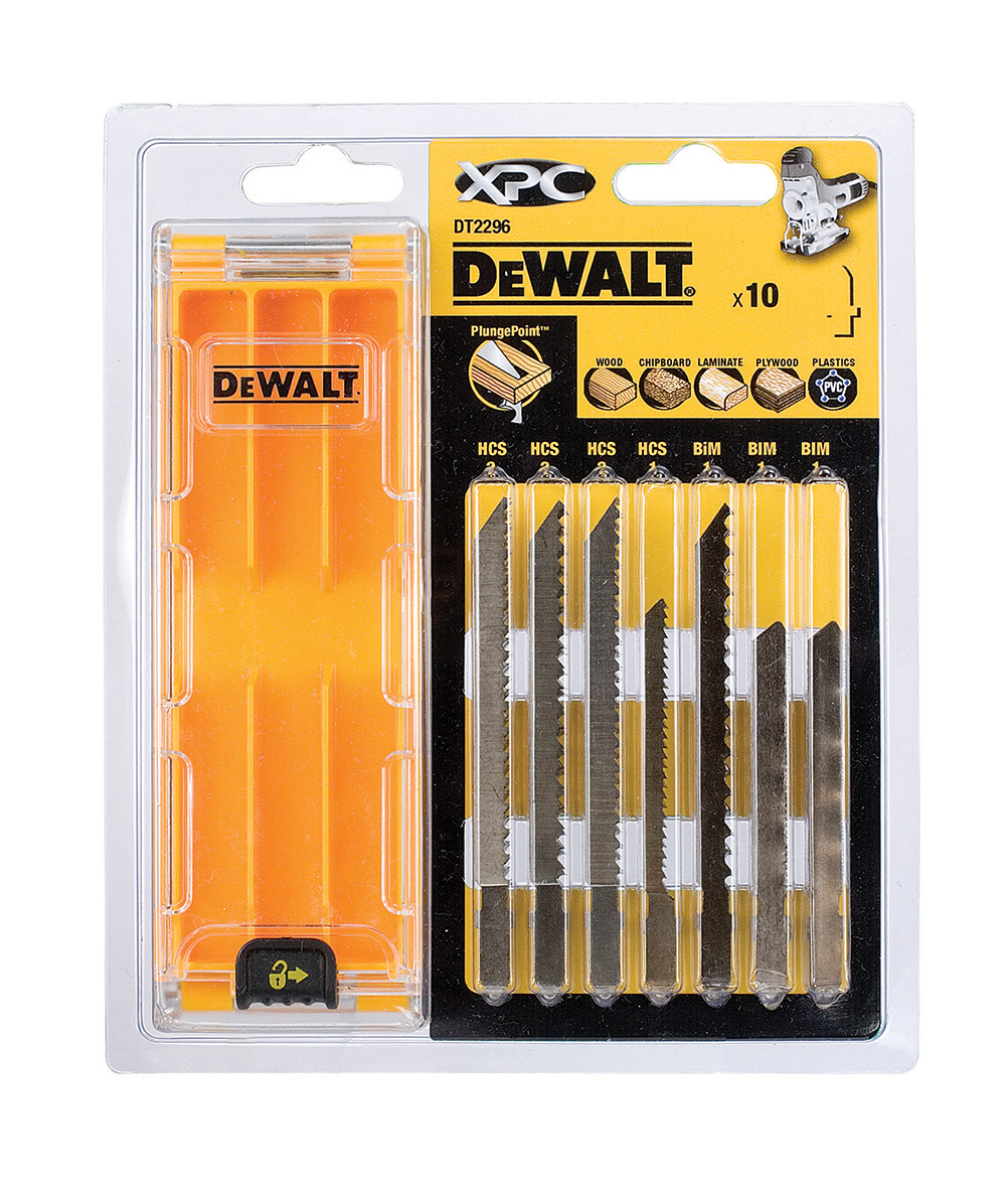 DEWALT DT2296-QZ Stichsägeblätter-Set 10-tlg